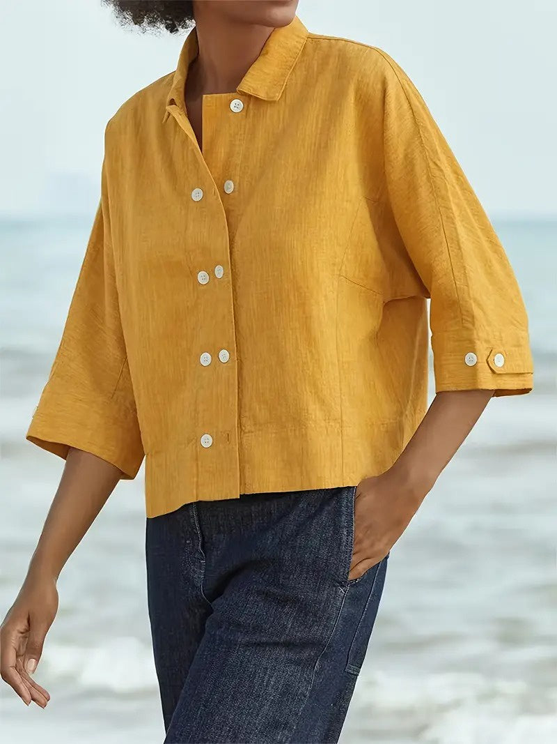 Women’s Button-Front Blouse