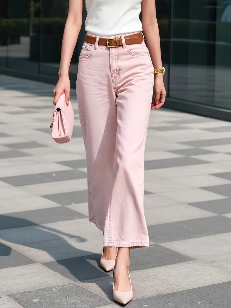 Women’s Cropped Wide-Leg Pants